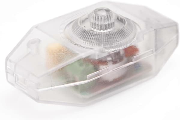 LED-dimmer (strømledning) - 1 til 60 W - Variabel intensitet - Glødelampe - På/Av - 220 til 230 V - 1 W - Transparent