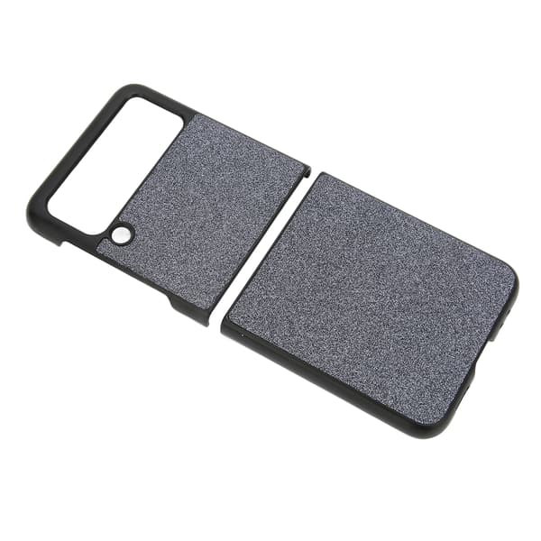 Glittrende Bling Mobilcover til Galaxy Z FLIP 3 Stødsikkert Foldbart Mobiltelefonbeskyttelse Sort_tfrf