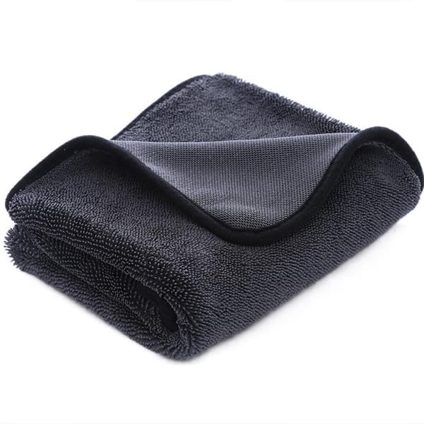 Vridbare bunker mikrofiberklud superabsorberende bilvaskehåndklæde dobbeltsidet bilvaskehåndklæde 60x90cm