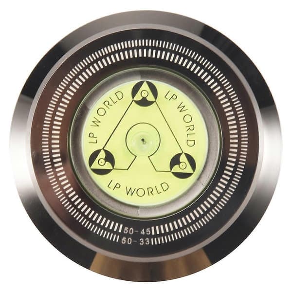 Universal LP Vinyl Record Player Record Stabilizer with Level Aluminum Alloy Weight Clamp