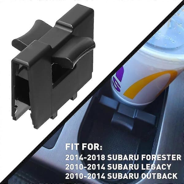 Center Console Cup Holder Insert Divider For Subaru Legacy Forester Outback 2010 2011 2012 2014 2018 Adjustable Car Accessories - Drink Holder
