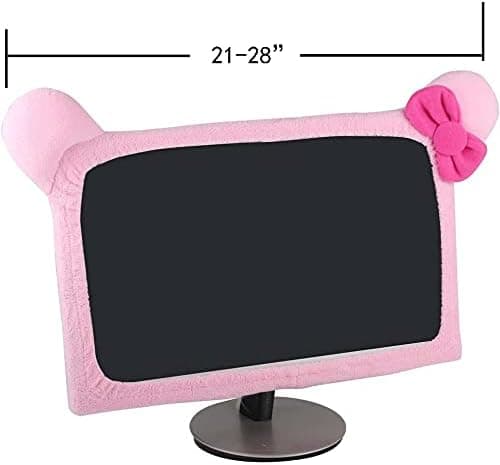 Dammskydd för LCD-TV, bärbar dator, 20-27 tum, rosa