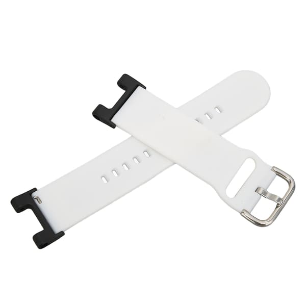 Smartwatch Band Silicone Watch Strap Solid Color for Amazfit TRex Pro (White)