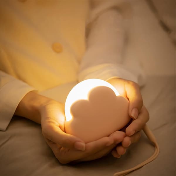 Rechargeable Night Light for Kids and Babies with 4 Modes Pink Nursery Sleep Aid