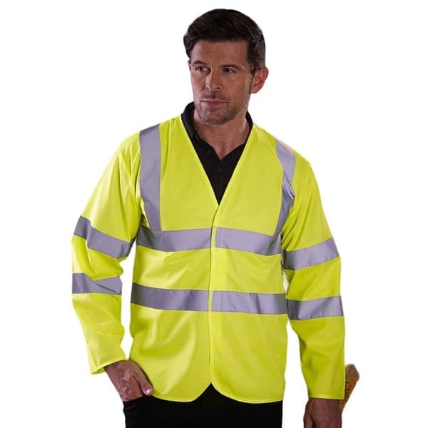 Yoko Unisex Hi-Vis Långärmad Väst Gul S S