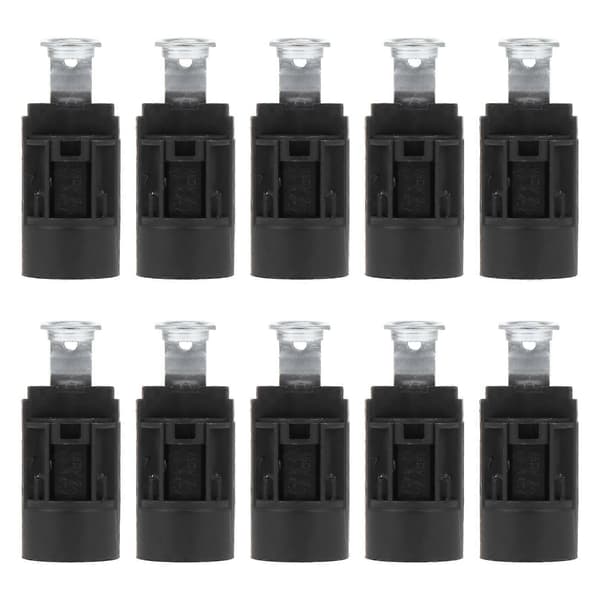 10 stk E14 Lampeholder Lysestageholder LED E14 Krystal Lampeholder