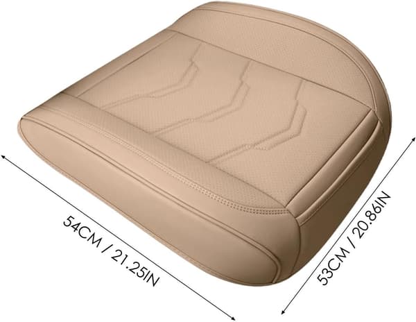 Sæde- og bundpudebetræk, bilsædebetræk beige - beige