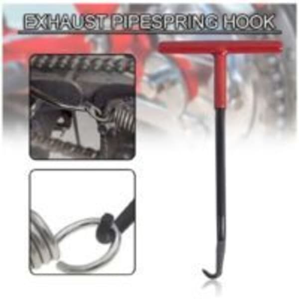 Exhaust Spring Hook 2 Pcs Spring Hook Remover Spring Hook Removal Tool for Motorcycle Exhaust Pipe Chainsaw Lawn Mower Brush Cutter