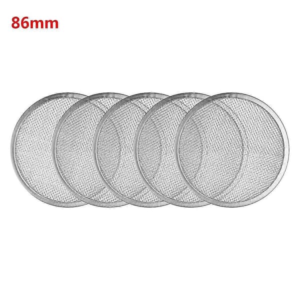 5-pack groddlock i rostfritt stål, 86 mm groddburkslock, för masonburkar med bred öppning, konserveringsburkar db