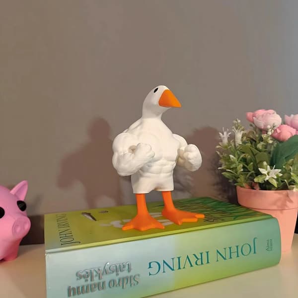 Buffs Ankor Figurin Prydnad Robust Slitstark Hantverk Inredning För Vardagsrum Sovrum Duck