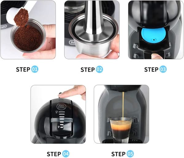 i Cafilas til Dolce Gusto genanvendelig kapsel, Dolce Gusto kaffekapsel