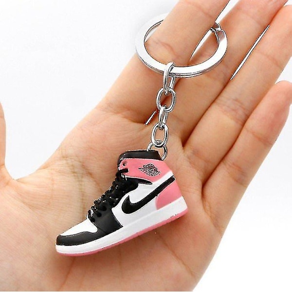 Shoes Model Key Chain Bag Pendant 3d Three-dimensional Mini Basketball Shoes Creative Personality Pendant-zong