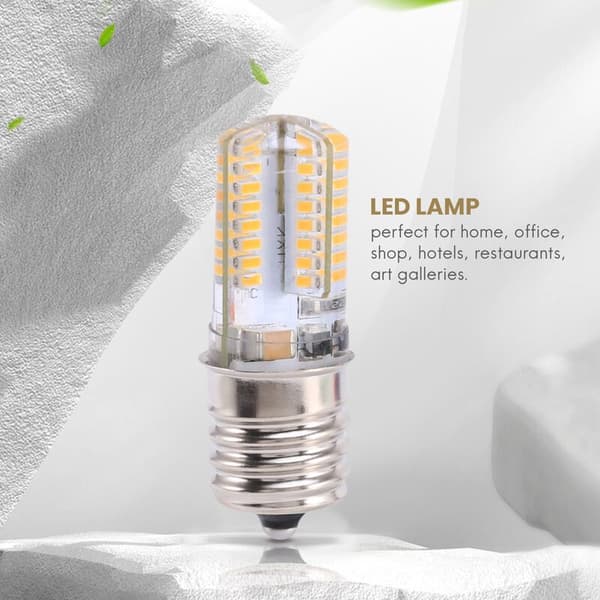 E17 Base 5W 64 LEDs LED Bulb 3014 SMD Warm White AC 110V-220V