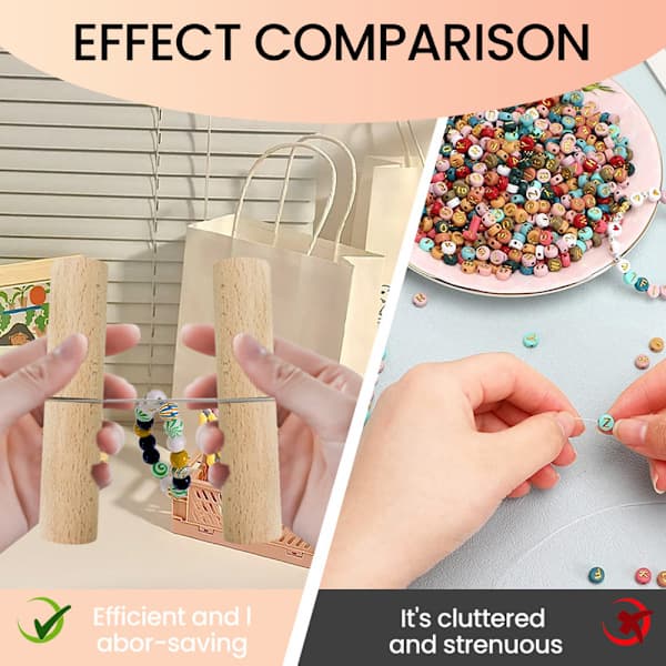 2 knutklemmer, egnet for silikonperler, arbeidsbesparende og effektive, egnet for nøkkelringer, armbånd, DIY-håndverk