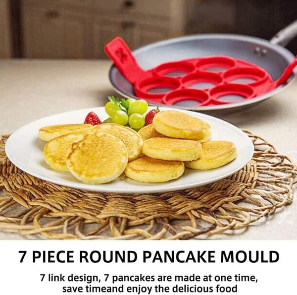 Silikoneform til omelet, non-stick silikoneform til pandekager, æggeflip P