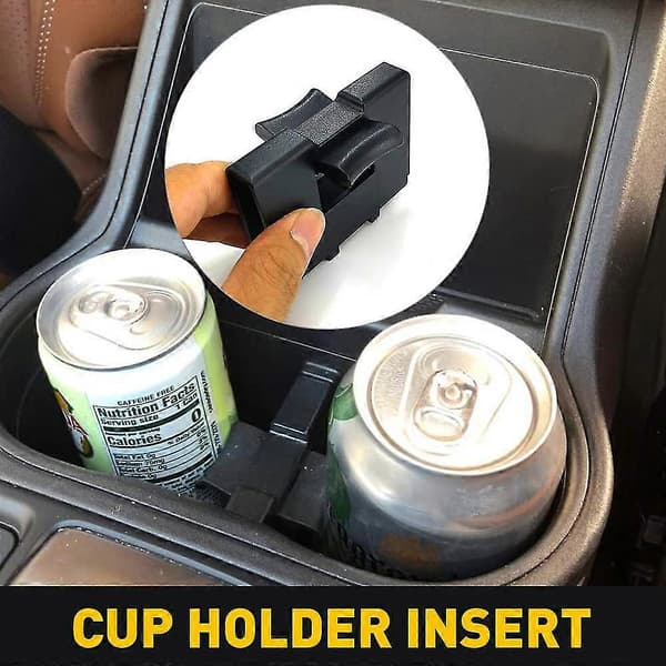 Center Console Cup Holder Insert Divider For Subaru Legacy Forester Outback 2010 2011 2012 2014 2018 Adjustable Car Accessories - Drink Holder