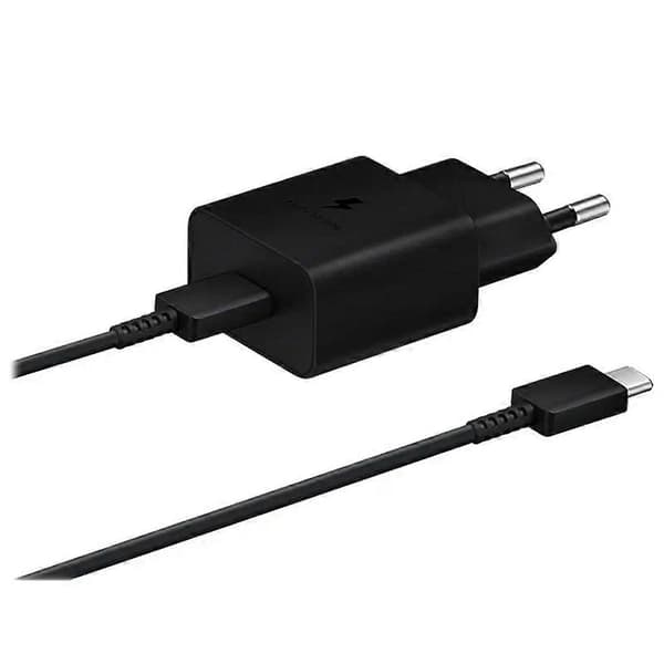 SAMSUNG SUPER HURTIG USB-C PD 3A, 25W væglader - sort