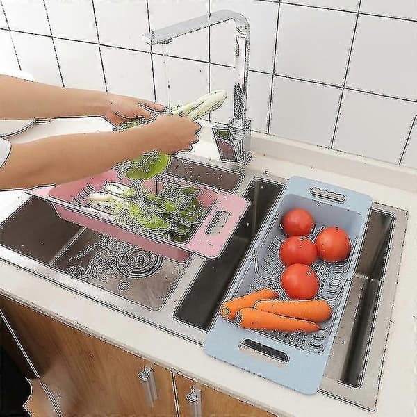 Uttrekkbar avløpskurv til vask / Sortering av tørt og vått avfall