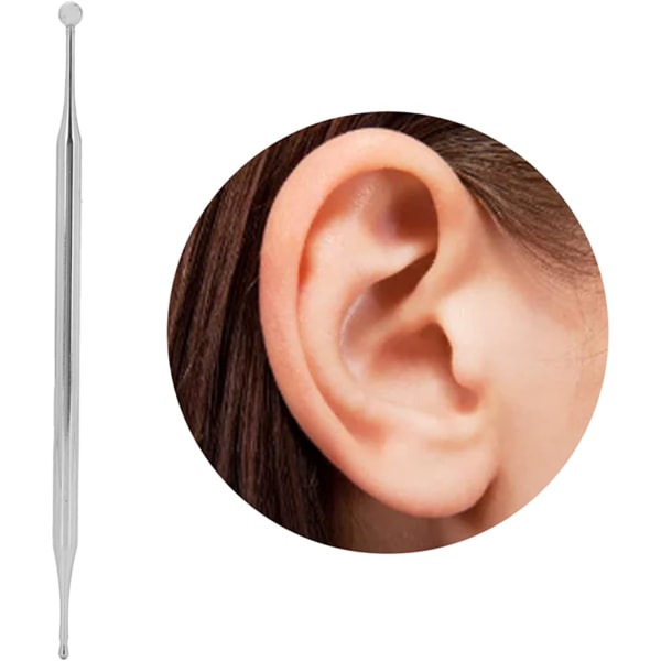Öron och Kroppspunktsond Akupressur Öronmassagepenna, Kuddar för Akupunkturpenna med Dubbelt Huvud
