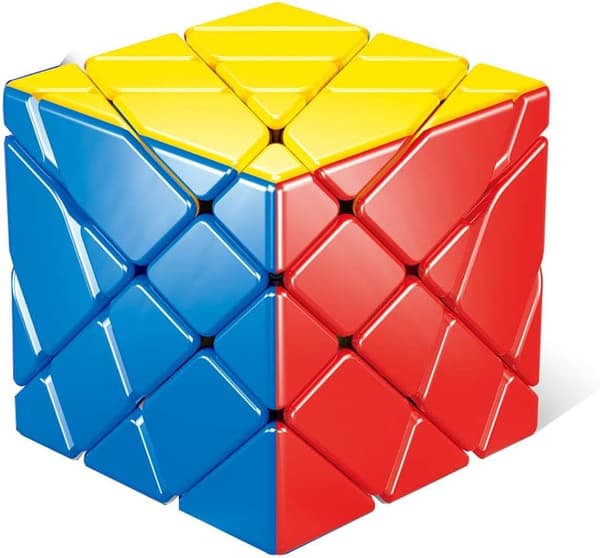 4x4 Axis Magic Cube 4x4 klistremerkeløs Axis Speed Cube 4x4x4 Fishe