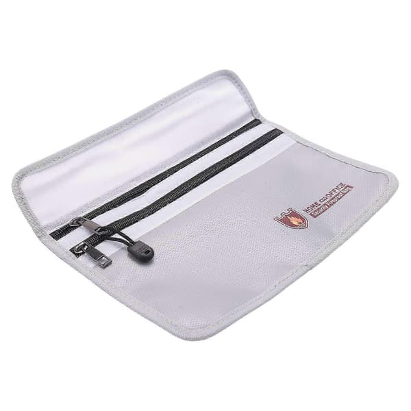 Fireproof Document Bag, Waterproof and Fireproof Money Bag with Zipper, Fireproof Safe Storage Bag f