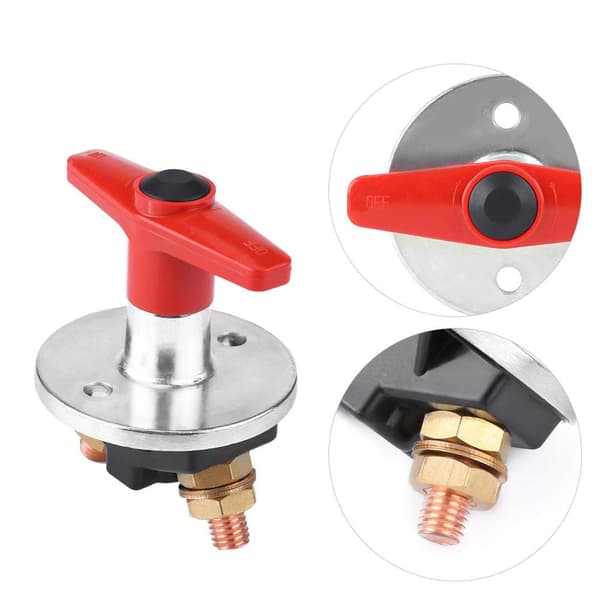 Battery Disconnect Switch, Universal 12V-60V Quick Battery Disconnect Switch for Car, Isolation Switch