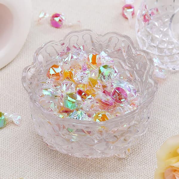 Crystal Jars/Containers for Candy and Snacks with Lids, Jewelry Boxes/Jars, Cookie Jars
