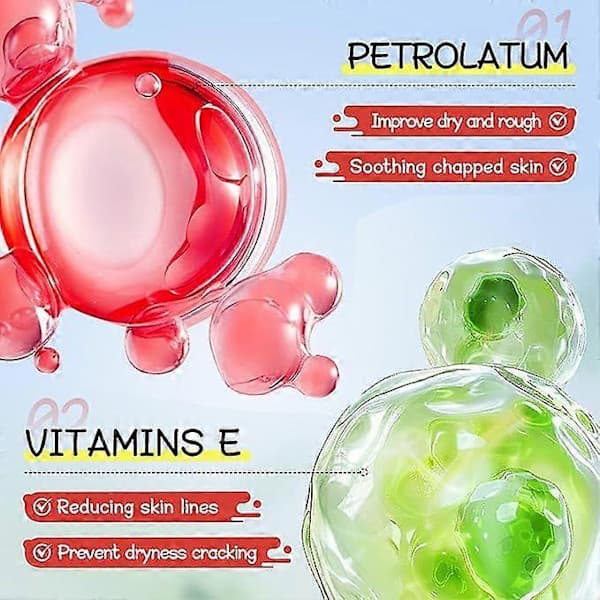 Strawberry Hand Cream & Lip Balm Set – Nourishing Moisturizer Gift Set, Travel Size – 2 pcs 2pcs