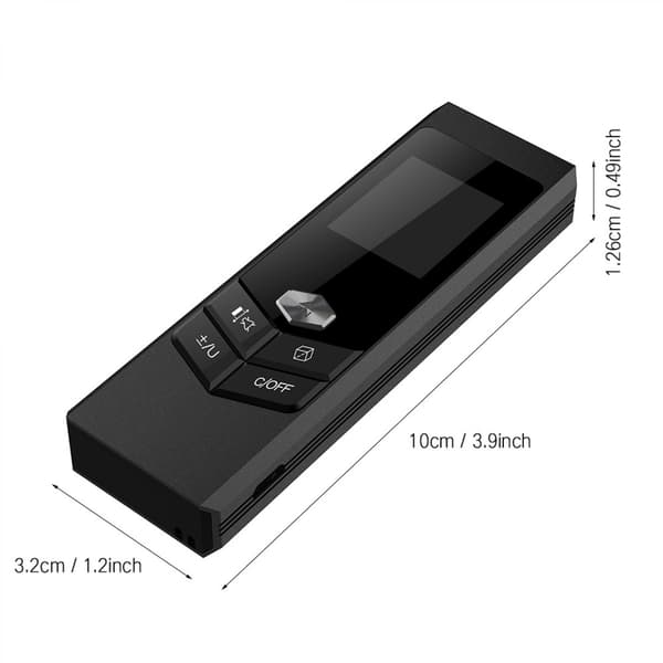 Digital laser afstandsmåler