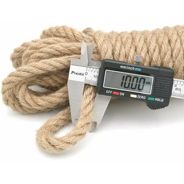 Jutereb Bindegarn Hamptov 10 mm tykt til dekoration, håndværk, havearbejde