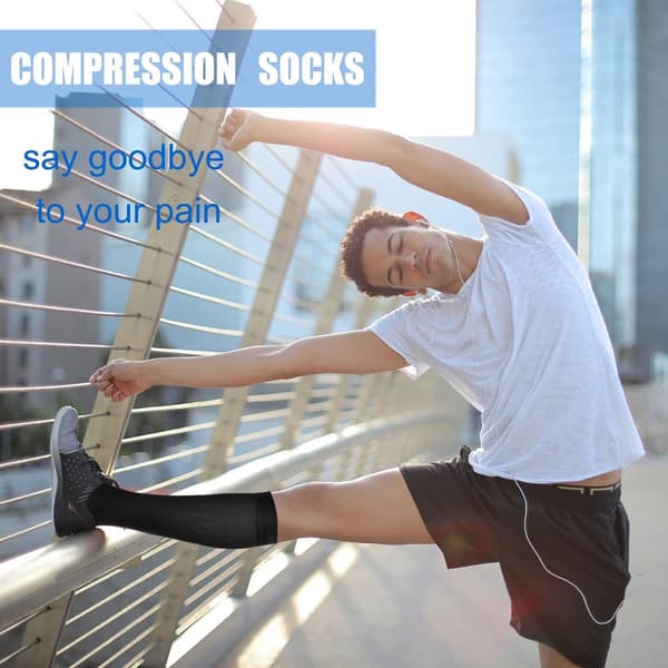 Compression Socks for Men and Women - Running Socks - Support Socks - Compression Stockings - Best Support for Nurses, Running, Cycling