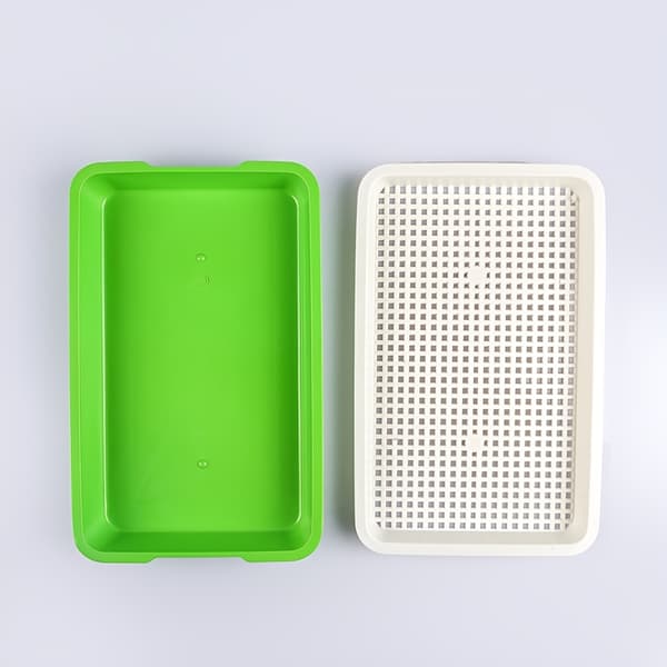 Hydroponic Seed Starter Kit with Drainage Holes - for Peas, Beans, Herbs, Vegetables 1st