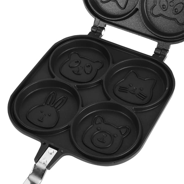 Double-sided Lovely Cartoon Animal Pattern Breakfast Non-stick Frying Pan Cookware