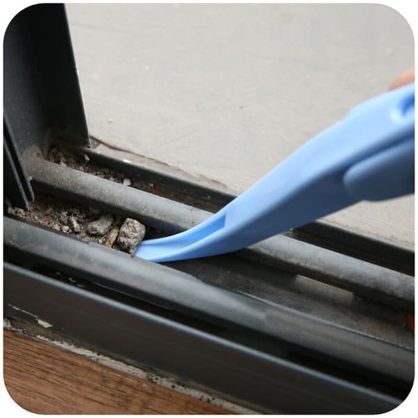 Multifunctional Groove Cleaning Brush Window Slot Gap Tool Kitchen Bathroom Cleaning Accessories 1pc