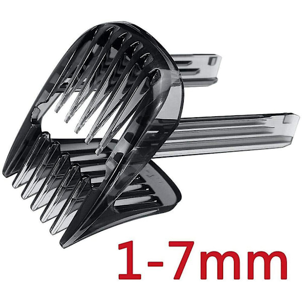2 stk Nye 1-7 mm Hårklippekamme til Philips HC9450 HC9490 HC9452 HC7460 HC7462 Erstatningskamme til Hårtrimmer af Høj Kvalitet - casa