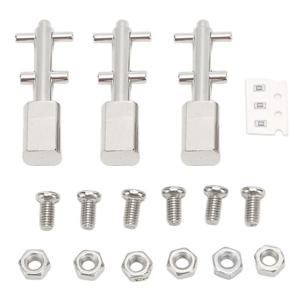 3 pcs rocker switch matte chrome plating heavy duty rocker switch with button for REVOX B77 B710 for STUDER A710 PR99