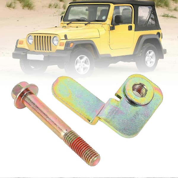 Front Track Bar Bolt and Flag Nut Retainer 6504449 Metal Secure Fixing Enhanced Safety Compatible with Cherokee Grand Cherokee Comanche