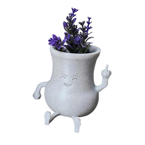 Cheekys langfinger sukkulentplanter Multi-Purpose Plants Stand for balkong hage Grå Grey