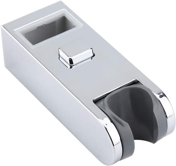 ABS Chrome Plated Universal Hand Shower Rail Head Bracket Adjustable Height Shower Slider Bar Rail Head Holder Stand 30*15
