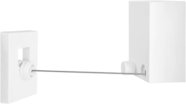 Retractable Clothesline Laundry White 4.20 m Indoor Outdoor Drying