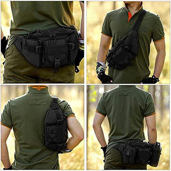 Military Tactical Waist Bag Multifunctional Waterproof