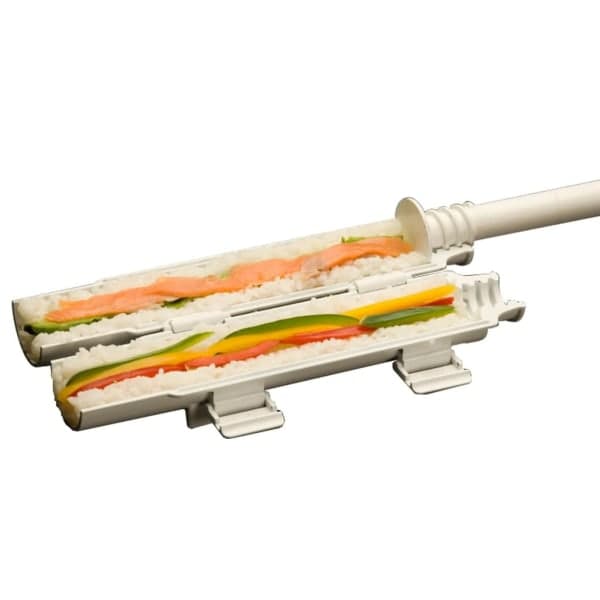 Sushi Making Kit, Allt-i-ett Sushi Bazooka Maker med Bambu