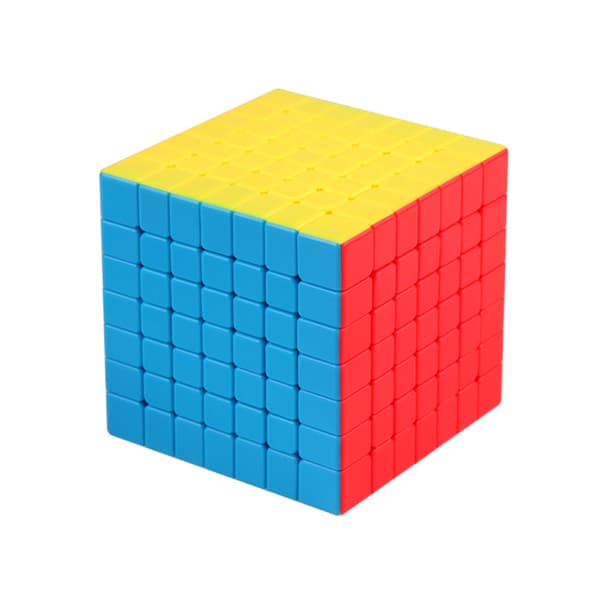 Speed Magic Cube Stickerless 7x7 7x7x7 Smooth Brain Teaser Bearing