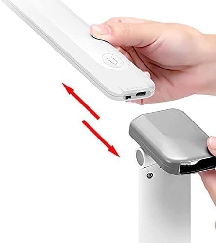 Magnetisk Bordlampe – USB-lading, Smart Sammenleggbar LED-lampe, Berøringskontroll, 3 Lysstyrker