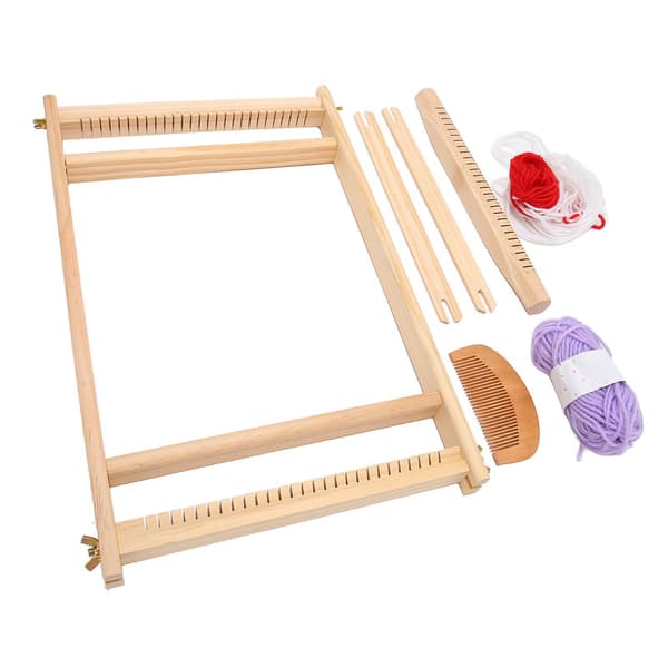 1 set loom kit multifunctional innovative educational DIY handmade wooden loom for children