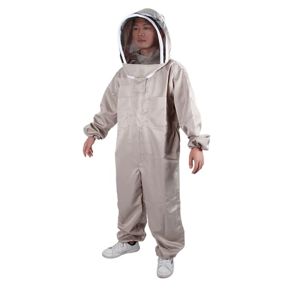 Bee Suit with Hood, Beekeeping Protective Clothing, Anti-Bee Equipment