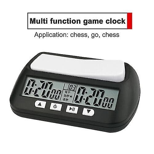 Tävlingsbrädspel Räkna Upp Ned Alarm Timer I-go Digital Sport Schackklocka