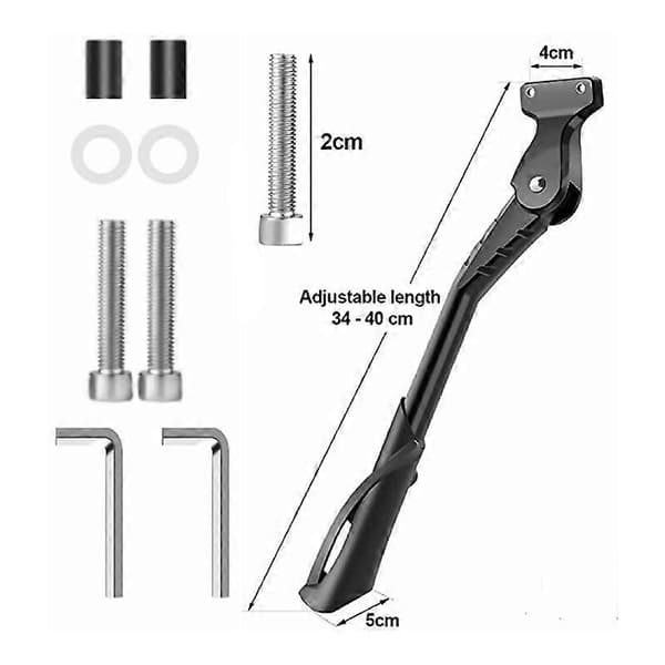 Bicycle Kickstand for 20-inch 24-inch 26-inch Bicycle, Electric Bicycle Kickstand, Adjustable Side Stand