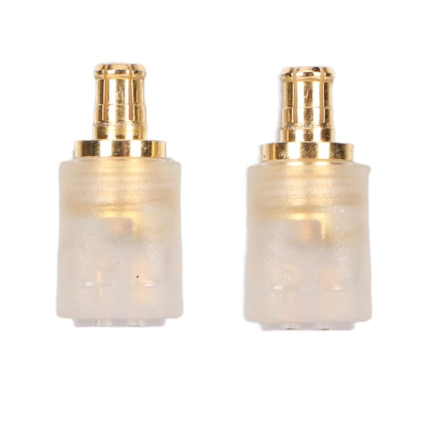 A2DC til 0,78 mm 2-bens adapter han til hun hovedtelefonstik til CKS1100 E40 E70 LS200 LS300 LS400 CKR90 CKR100 LS50 Transparent