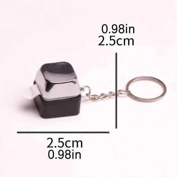 Prank Button Keychain Joke Toy, Harmless Electric Shock Prank Button, Funny Practical Prank Gift for Adults and Teens Red Red